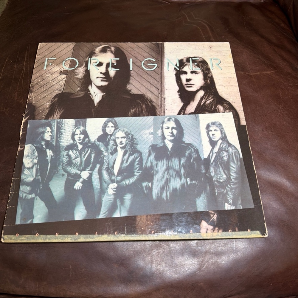 Foreigner -Double Vision-  Black Vinyl Record